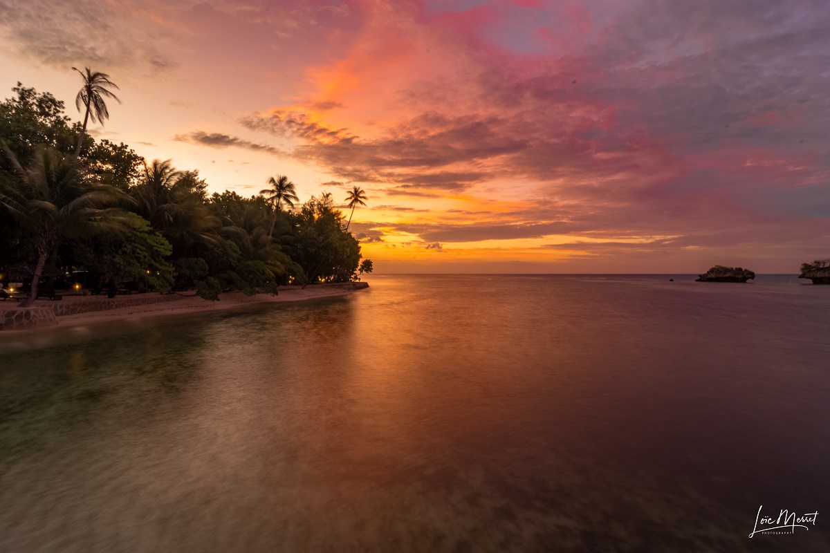 Coucher de soleil wakatobi Indonésie